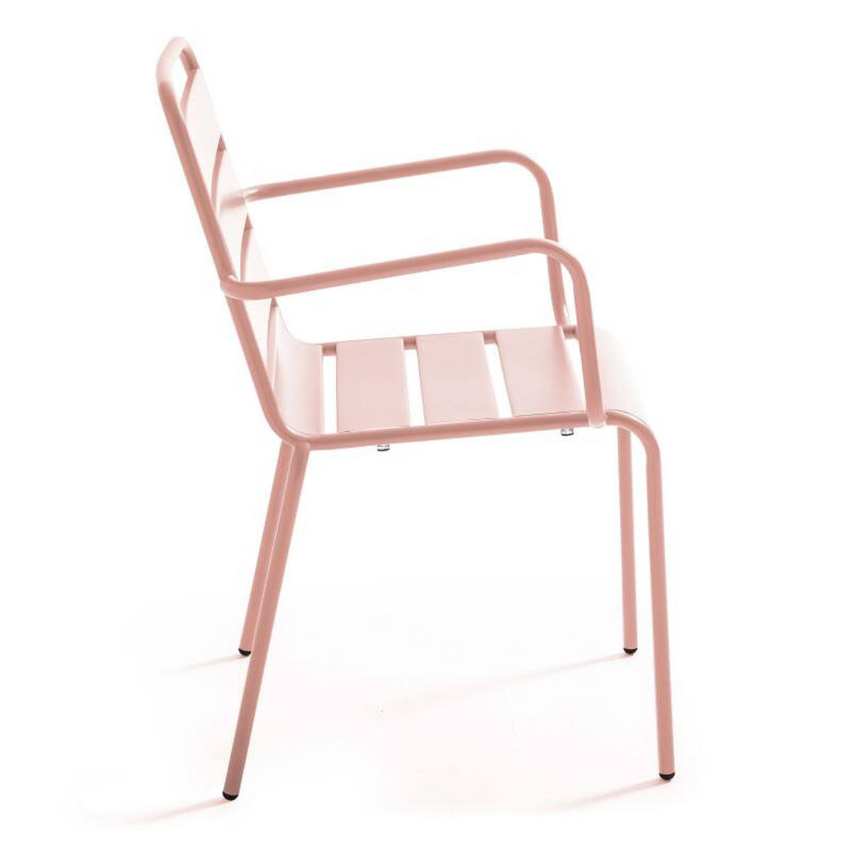 GARTENSET 3-tlg., Puderrosa - Rosa, Metall - Oviala