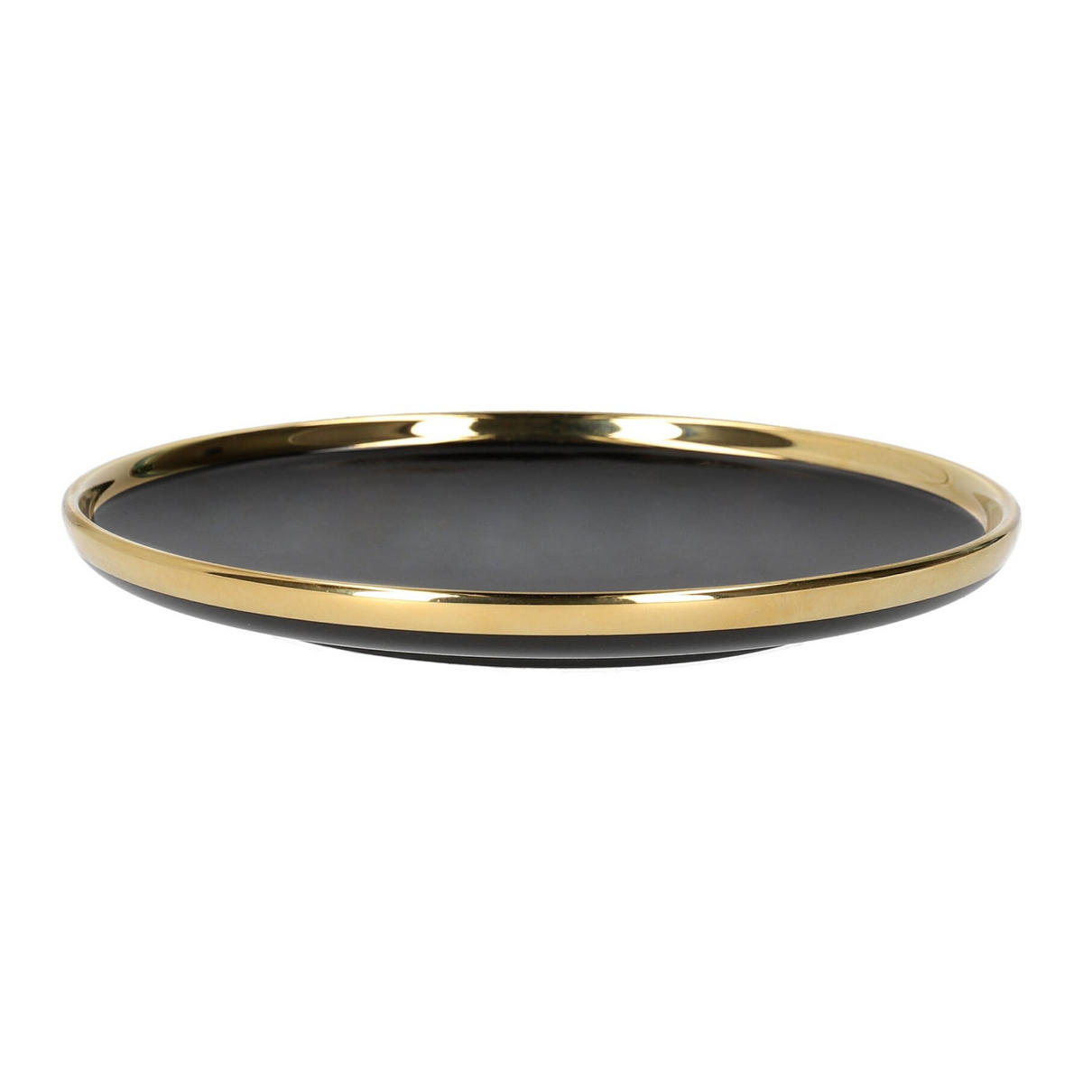 DESSERTTELLER Sinnes schwarz 15 cm 6er-Set - Schwarz, Keramik (15cm) - Homla