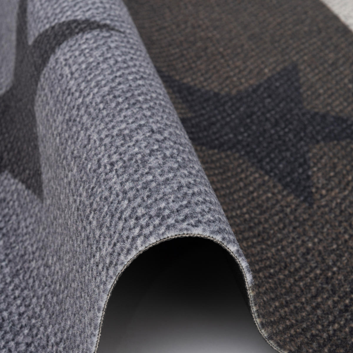 KÜCHENLÄUFER TEPPICH TRENDY MODERN STARS - Anthrazit, Textil (45/145cm) - Pergamon