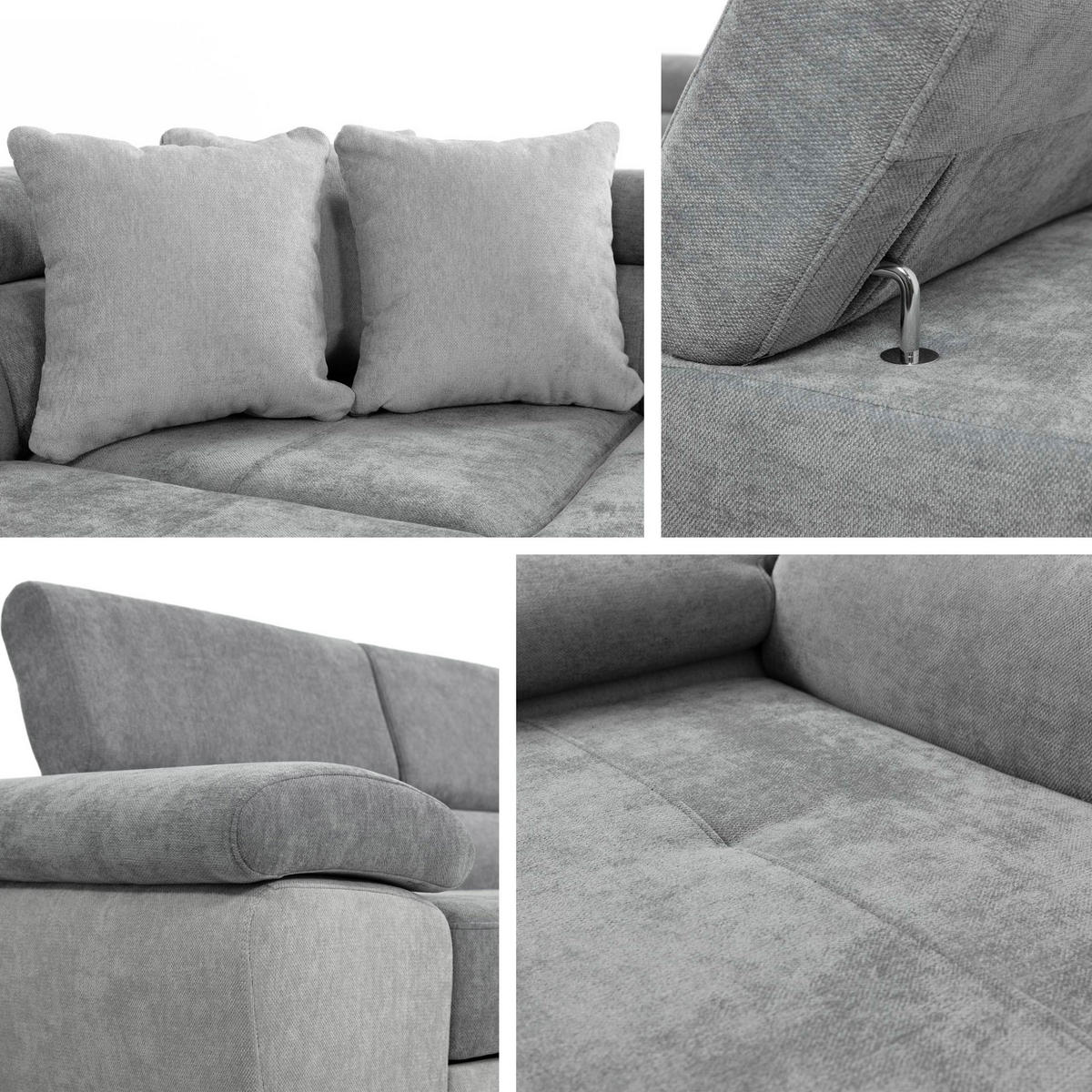 ECKSOFA Cotere Premium, Seite: Rechts - Türkis, Holz/Textil (270/202cm) - MIRJAN24