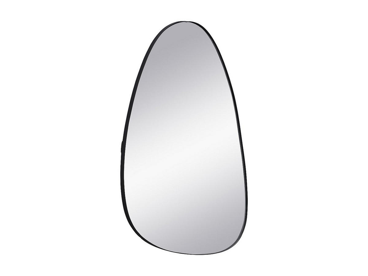 SPIEGEL - 72 x 2.5 - metall - schwarz Manarola - Schwarz, Metall (72/35/2.5cm) - Vente-Unique