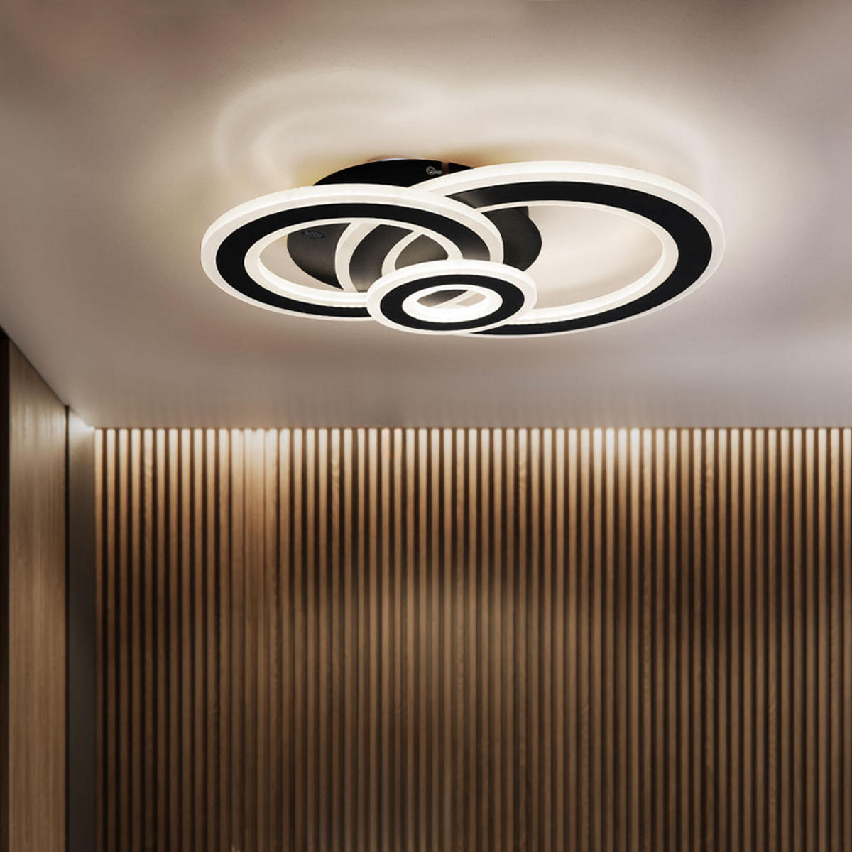 LED DECKENLEUCHTE Metall Grau RIO - Grau, Metall (47.5/36/7cm) - Wofi