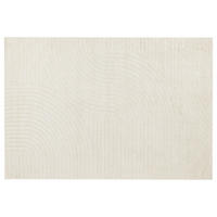 KURZFLOR-TEPPICH Beige 160/230 cm Dagari - Beige, Textil (160/230cm) - Beliani