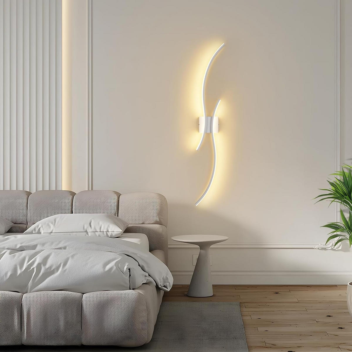 LED-WANDLEUCHTE Hellor 101.5/13.5/4.9 cm - Weiß, Metall (13.5/4.9/101.5cm) - ZMH