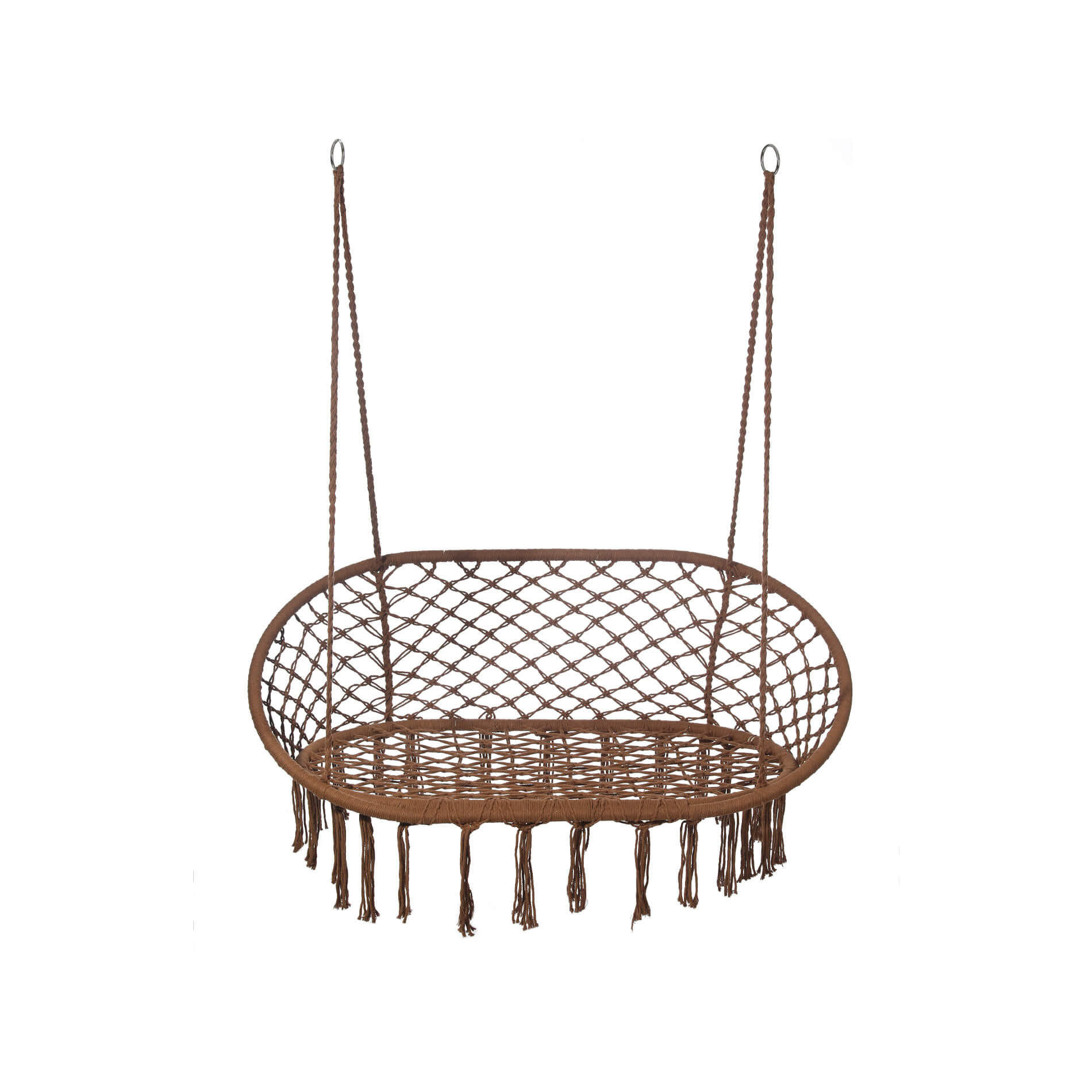 Mobili Rebecca Hängesessel Braun 130x150x70 cm