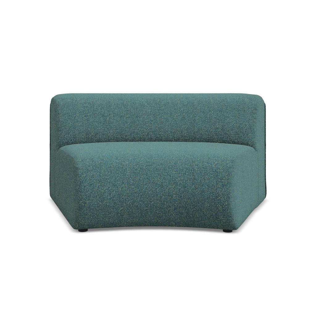 Thumbnail - Makamii Sofaelement, Petrol, Textil, 1-Sitzer, Füllung: Schaumstoff, 147x70x89 cm, Made in EU, Wohnzimmer, Sofas & Couch...