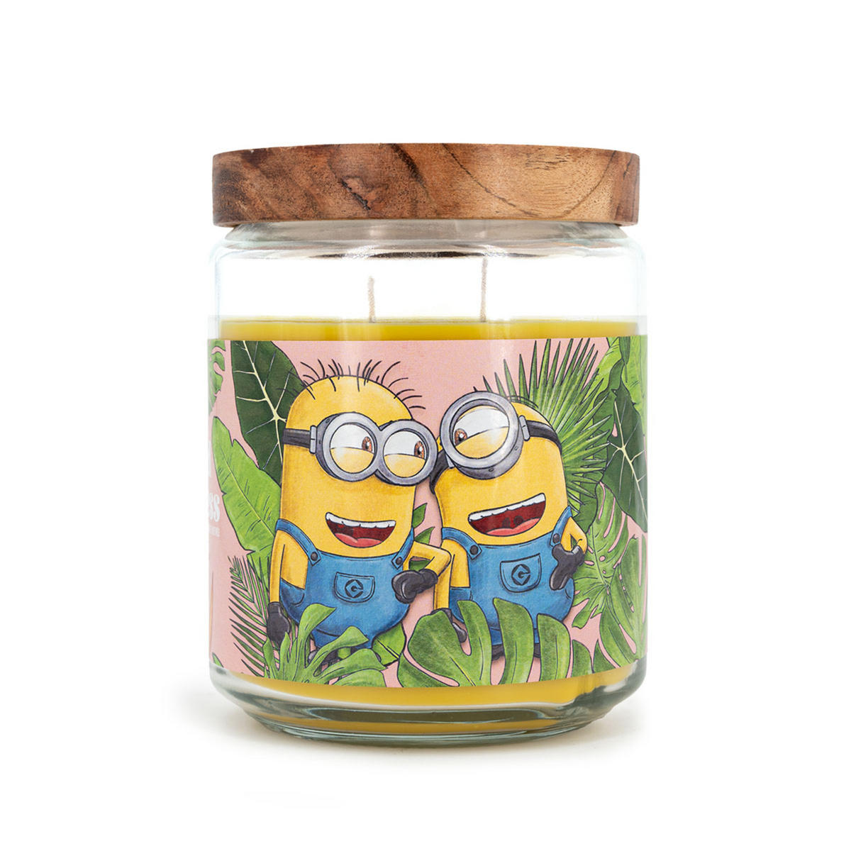 DUFTKERZE Minions - Multicolor, Glas/Naturmaterialen (12.5cm)