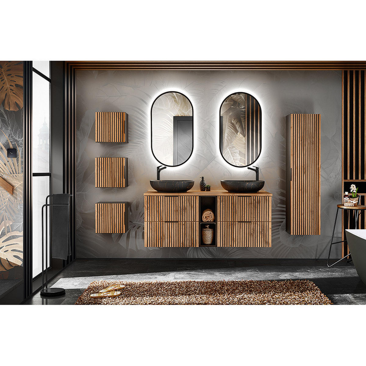 REGAL Xanten-56 - Anthrazit, Holzwerkstoff (20/57/46cm) - Lomado