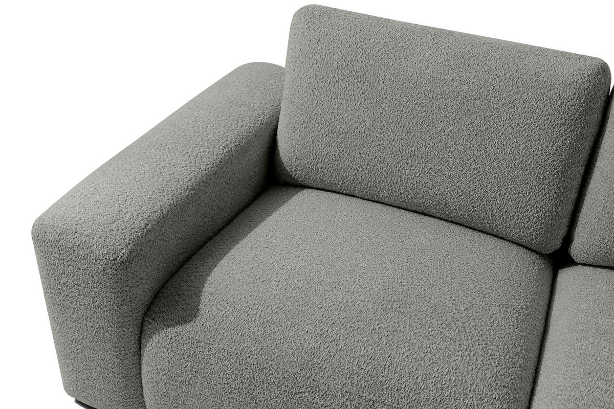 3-SITZER SOFA ZUCCO, Dunkelaschgrau - Dunkelgrau, Holz/Holzwerkstoff (292/85/100cm) - KONSIMO®