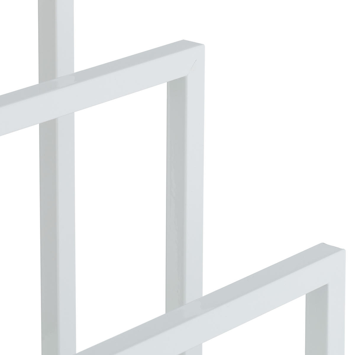 HANDTUCHSTÄNDER - Weiß, Metall (46/82.5/21cm) - Relaxdays