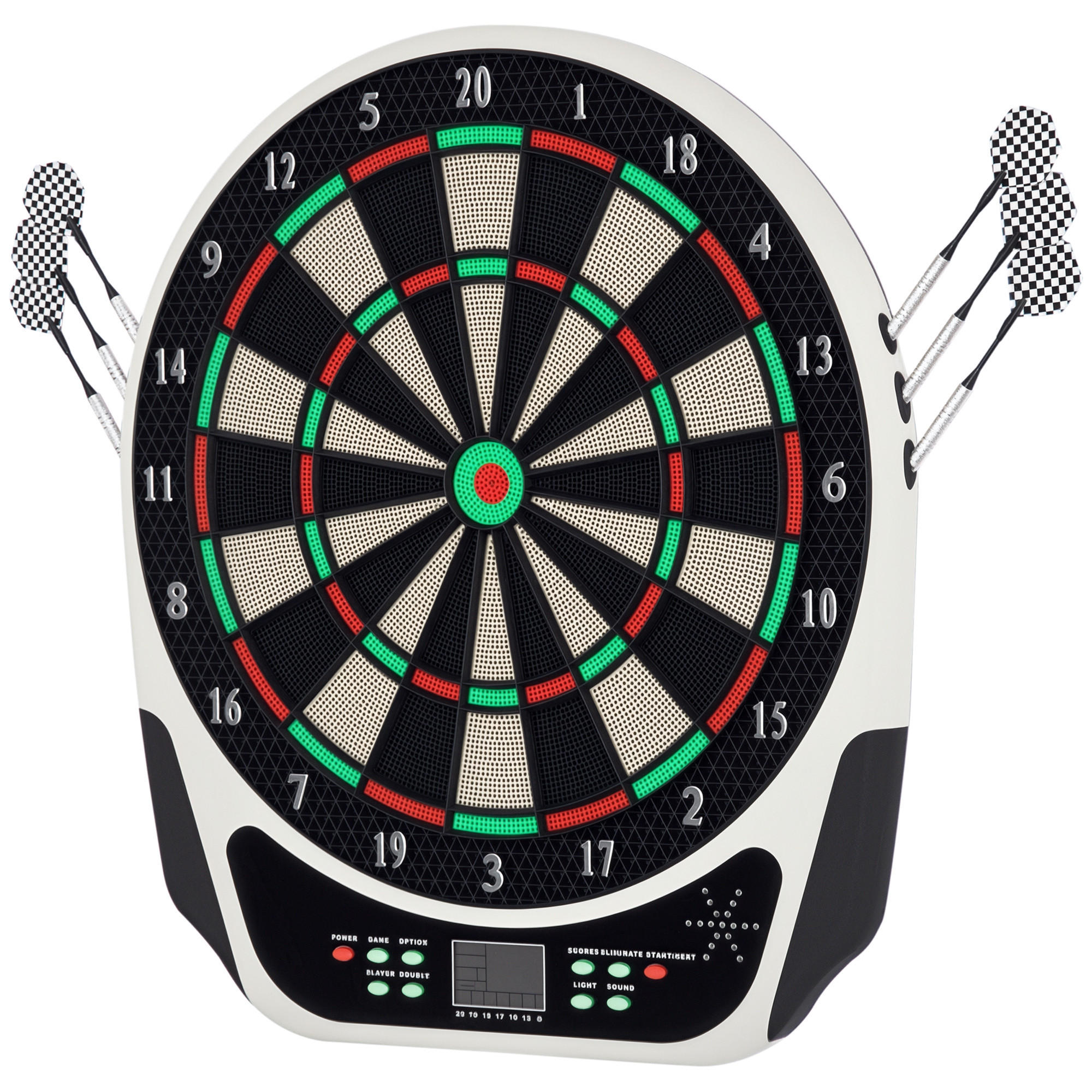 DARTSCHEIBE DE-10720 Schwarz - Multicolor, Kunststoff (50/44cm) - ComfortXL