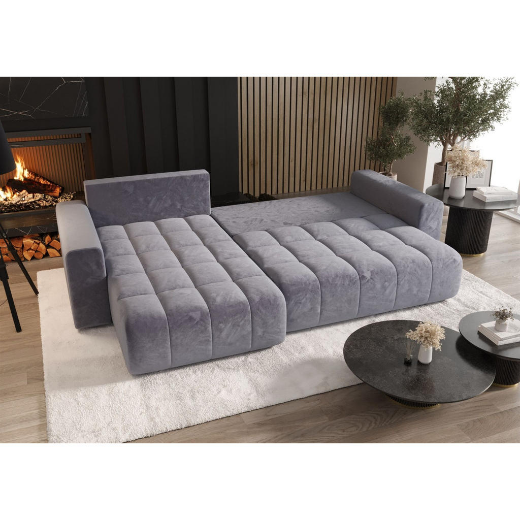 Thumbnail - Fun Möbel Ecksofa, Rot, Textil, Ottomane links, 280x185 cm, Wohnzimmer, Sofas & Couches, Wohnlandschaften, Ecksofas