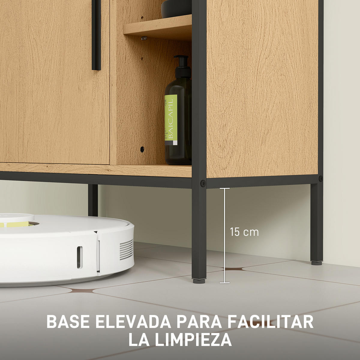 HÄNGESCHRANK Eiche 1 Stück - Beige, Metall (60/59.5/30cm) - GiPP