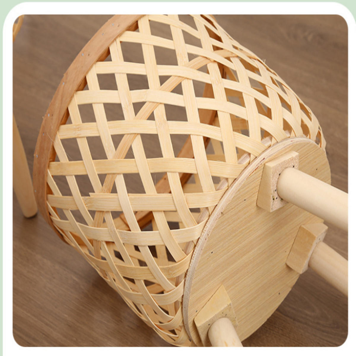 BLUMENTOPF, Bambusflechten, 24 × 43 cm - Hellbraun, Naturmaterialien (24/43cm) - Weltevree