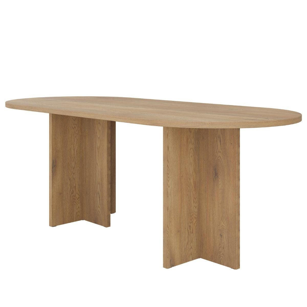 ESSTISCH Eiche Cremona SANAS - Eichefarben, Holzwerkstoff (90/204/75cm) - Compleo24