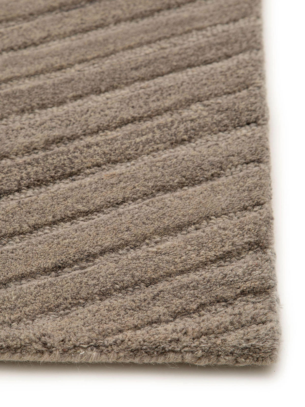 WOLLTEPPICH Yanis Beige/Hellbraun 160x230 cm - Beige, Textil (160/230cm) - benuta Pure