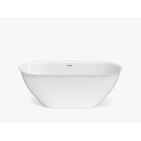 FREISTEHENDE Badewanne - 160 cm x 80 cm - Acryl - Weiß SORTINO - Weiß, Kunststoff (160/58/80cm) - Vente-Unique