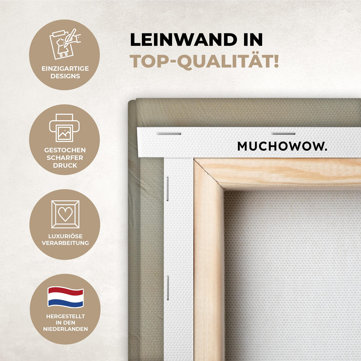 LEINWANDBILD Lavendel - Brot - Stilleben 80x120 cm - Flieder, Textil (80/120cm) - MuchoWow