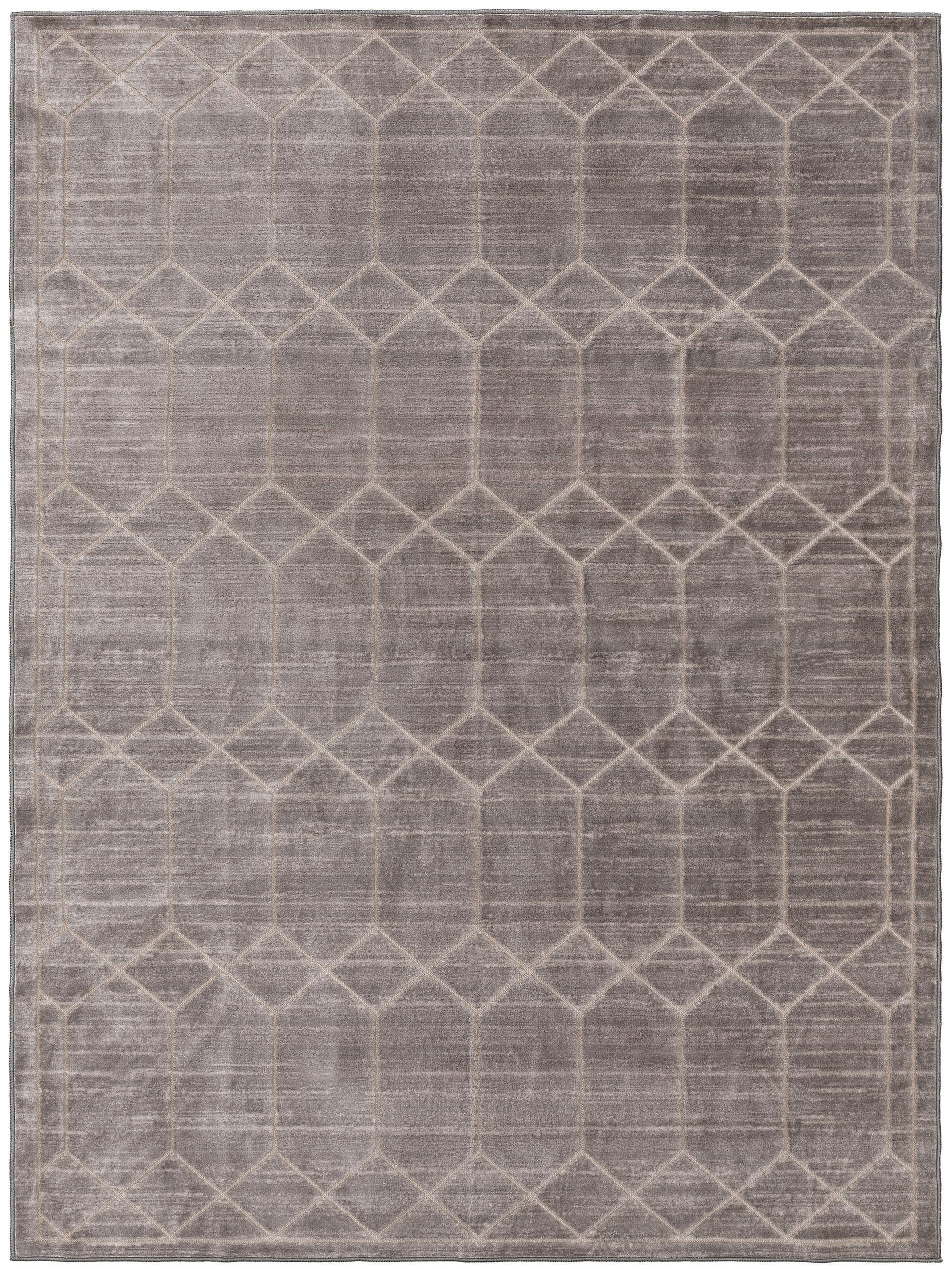 TEPPICH Daisy Grau 140x200 cm - Grau, Textil (140/200cm) - benuta