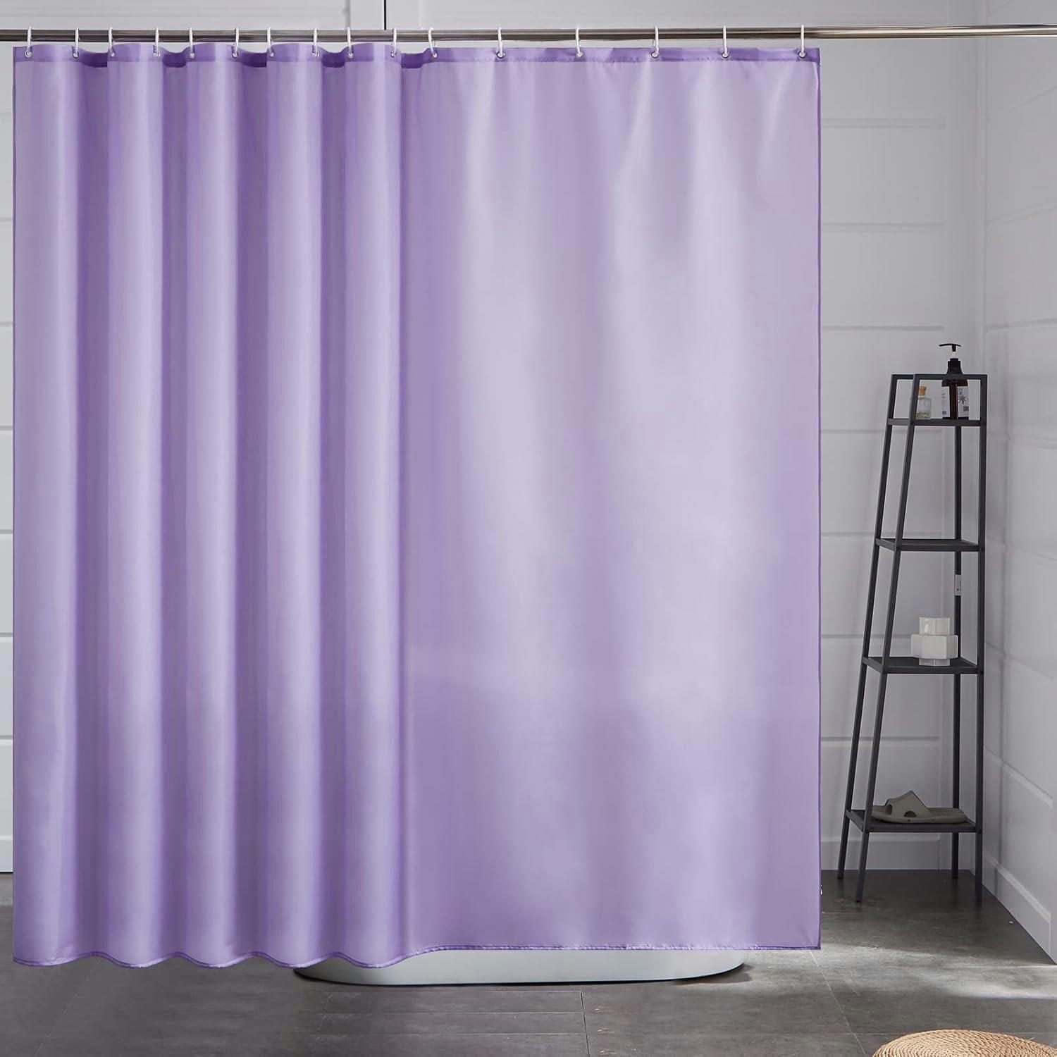 DUSCHVORHANG Lila 240 x 180 cm - Flieder, Textil (240/180cm)