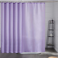DUSCHVORHANG Lila 240 x 180 cm - Flieder, Textil (240/180cm)