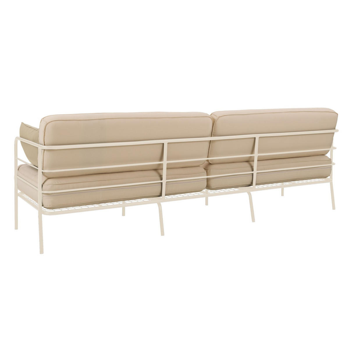 GARTEN-SOFA Preggel Beige/Creme - Beige, Textil (228/80/71cm) - Selsey