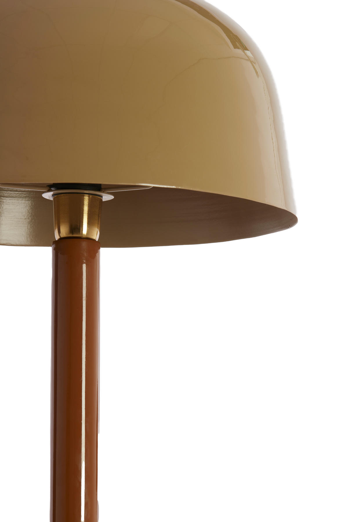 STEHLAMPE Marivet Braun 40/40/155 cm - Braun, Metall (40/40/155cm) - Light & Living