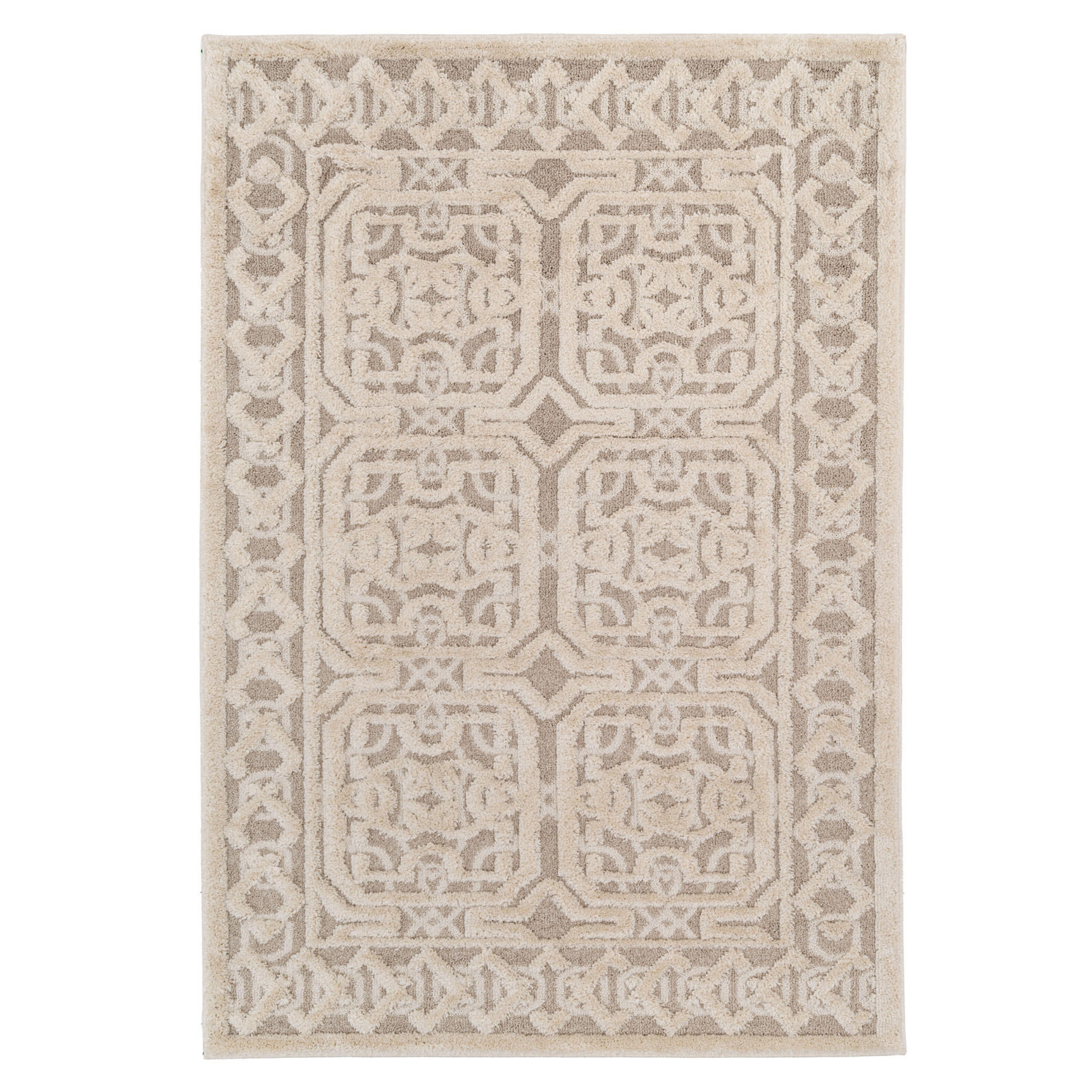 VINTAGE-TEPPICH Meya Beige - Beige, Textil (120/170cm) - Kukoon Rugs
