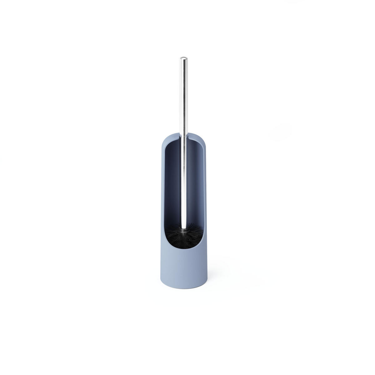 TOILETTENBÜRSTEHALTER Touch, Schieferblau - Blau, Kunststoff (9/44/9cm) - Umbra