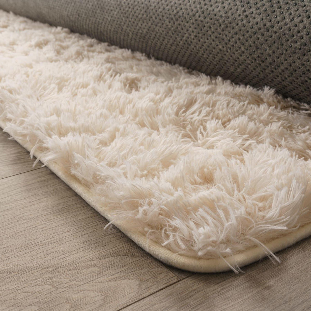 HOCHFLORTEPPICH 160/160 cm Silky 591 - Creme, Kunststoff (160/160cm) - Paco Home