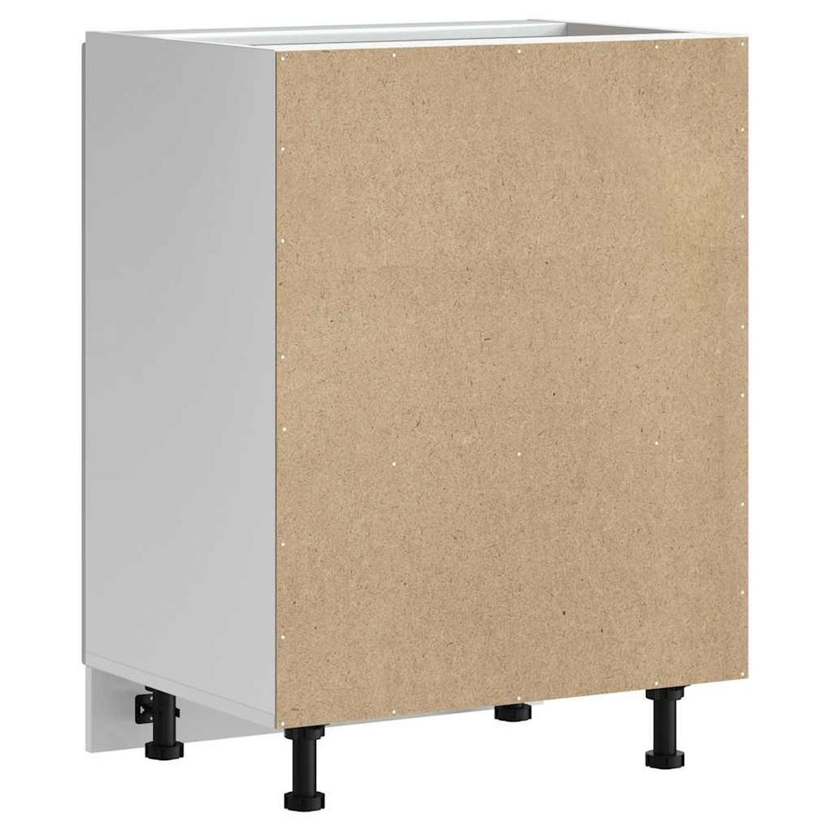 SPÜLENUNTERSCHRANK Kalmar Weiss 60/46/81,5 Cm Holzwerkstoff - Weiß, Holzwerkstoff (46/81.5/60cm) - vidaXL