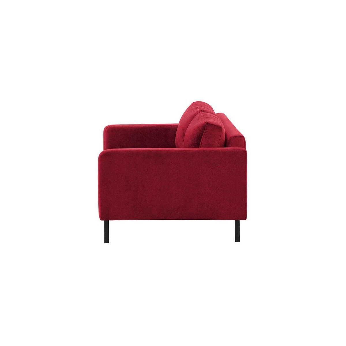 2,5-PERSONEN-SOFA Lioni-Kronos 2 - Rot, Holz/Textil (182/84/94cm)