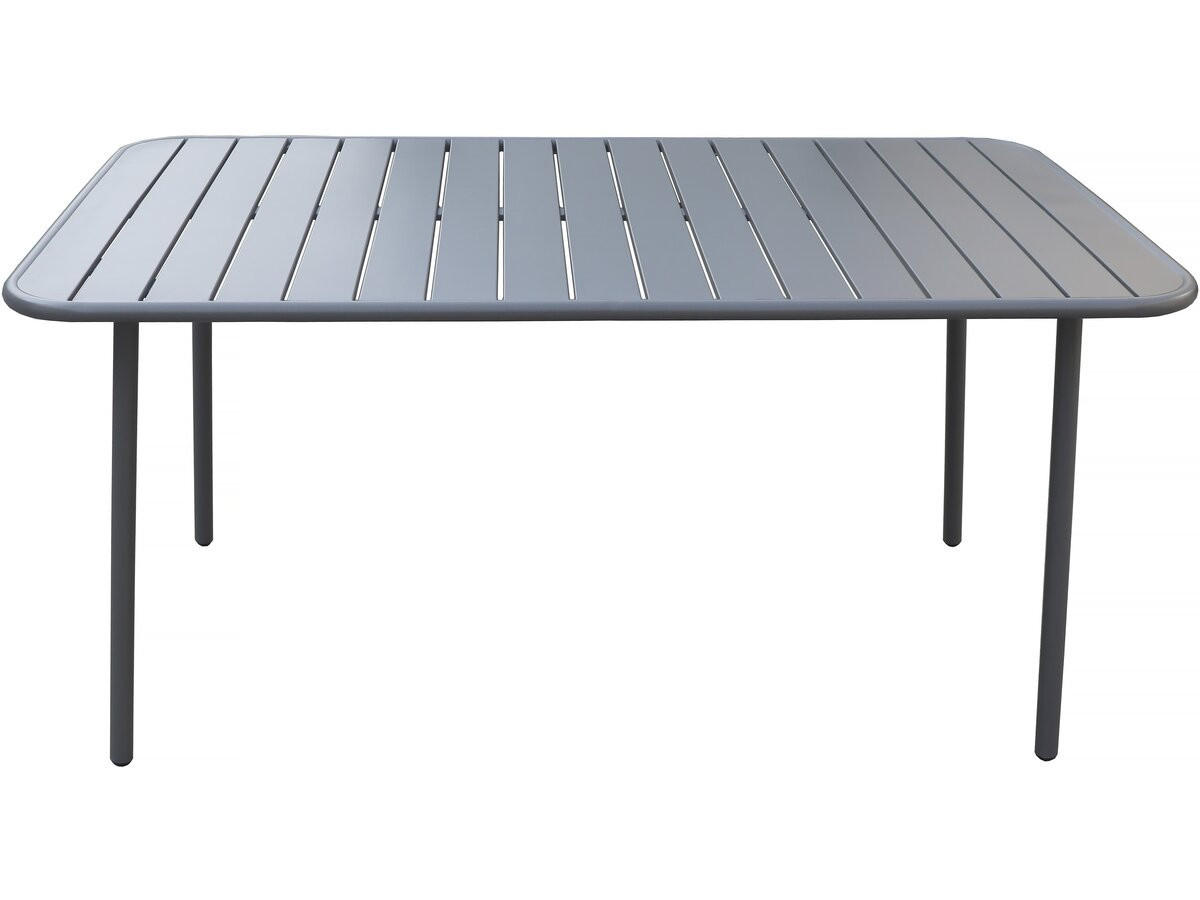 GARTENTISCH bilbao Grau - Grau, Metall (150/90/71cm) - Habitat Garten