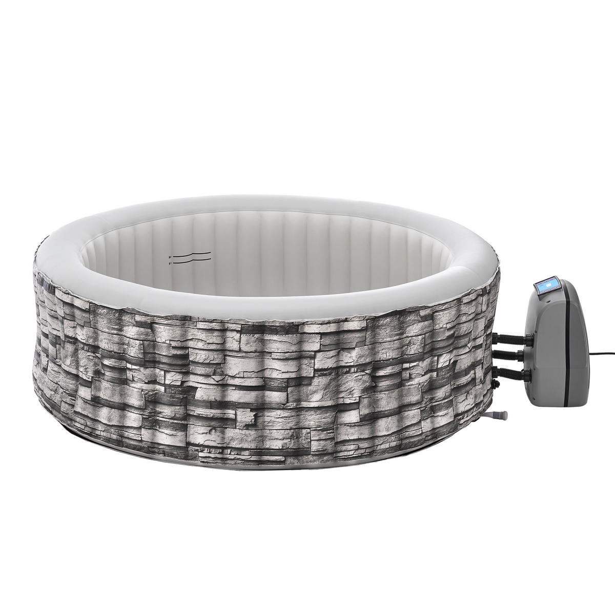 WHIRLPOOL Carosino - Grau, Kunststoff (204/70/204cm) - pro.tec