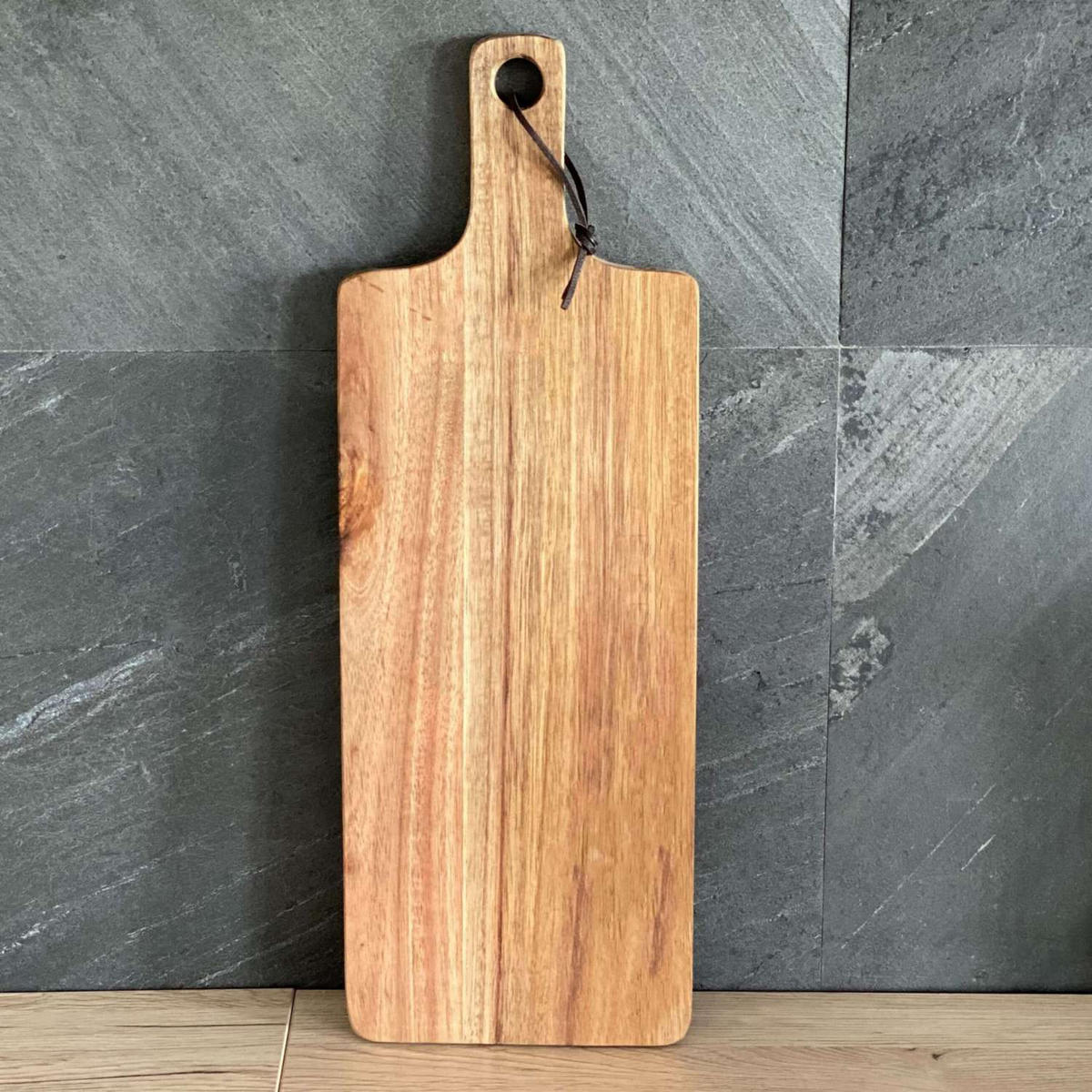 SCHNEIDEBRETT aus Holz - Braun, Holz (15/43cm) - Intirilife