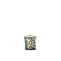 KERZENHALTER BLATTGLAS - Glas - Grün - S - Grün, Glas (7.3/8cm) - J-Line
