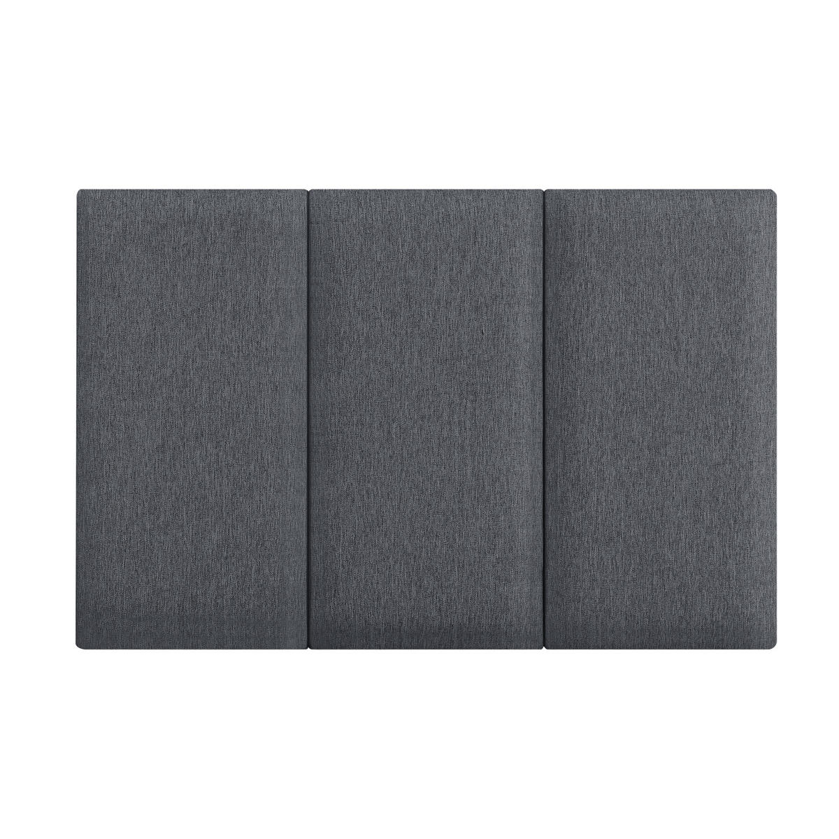 KOPFPOLSTER-SET 3 TLG. Carpino - Dunkelgrau, Textil (3/30/60cm) - [neu.haus]