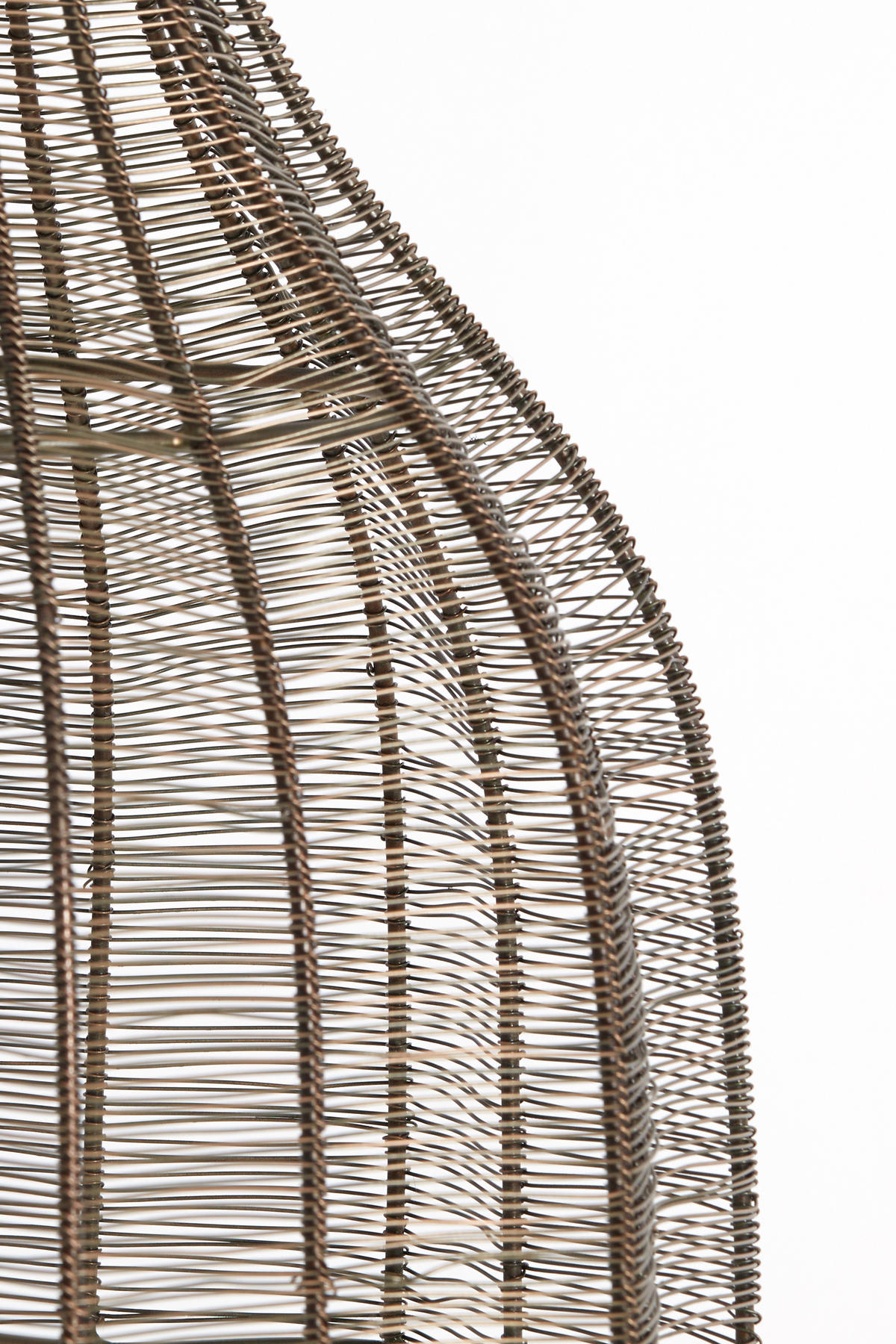 HÄNGELAMPE Mariama Bronze Ø25/41,5 cm - Bronzefarben, Metall (25/25/41.5cm) - Light & Living