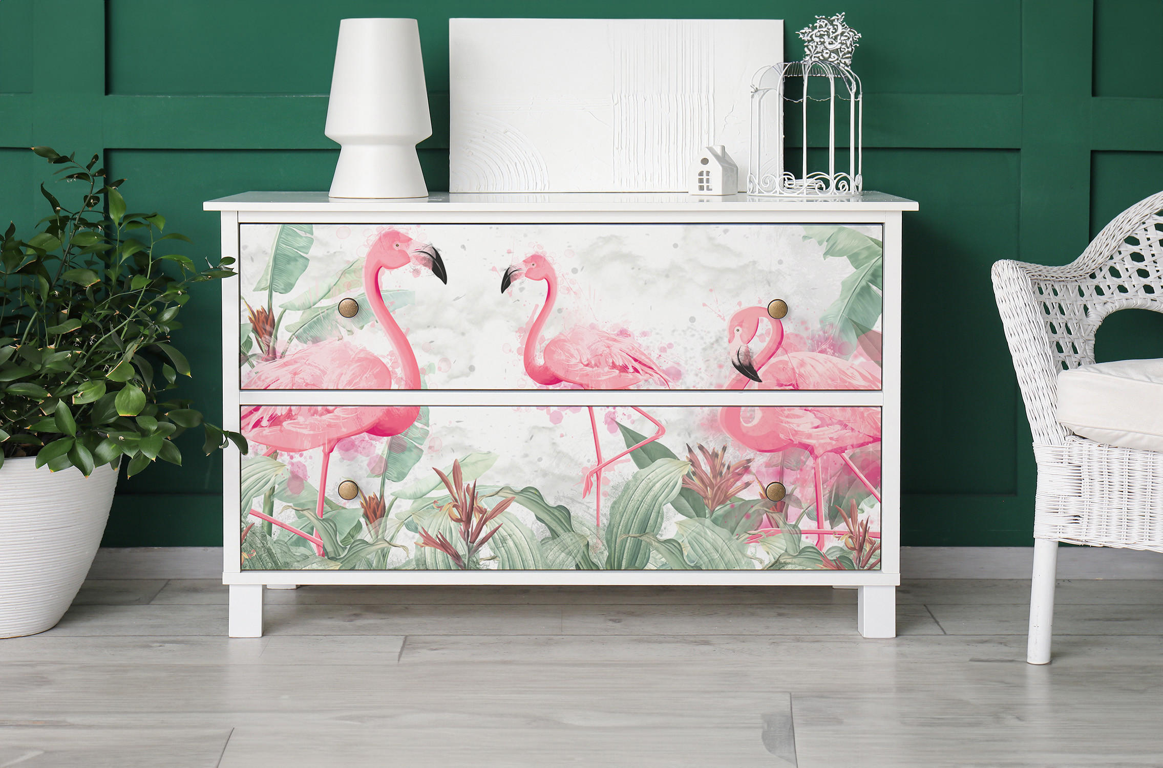 MÖBLAUFKLEBER 100x50 cm rosa - Grau, Kunststoff (100/50/0.1cm) - Wallfluent