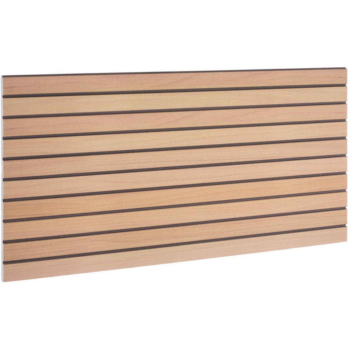 3D-WANDPANEELE , 100 x 50 x 2,5 cm, 2,5 m² Abdeckungsfläche, flexibel zuschneidbar, Naturholz hell - Hellbraun, Kunststoff (50/2/100cm) - tectake