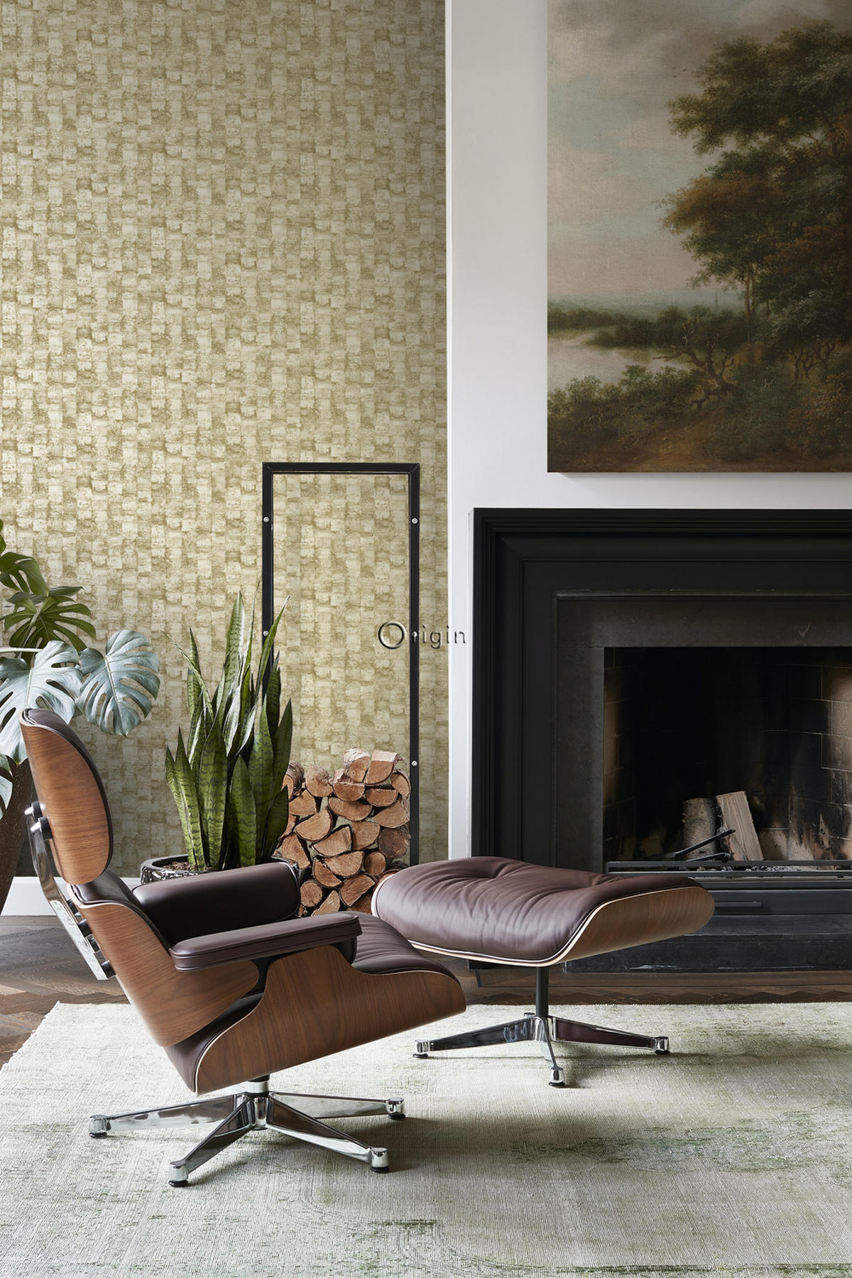 TAPETE mit feiner Struktur 53 cm x 10.05 m - Beige, Papier (53/1000cm) - Origin Wallcoverings