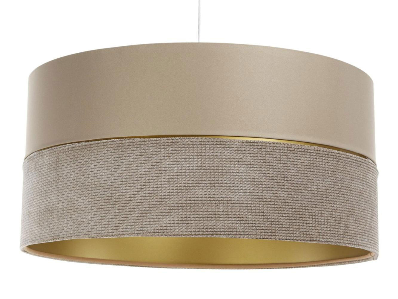 HÄNGELEUCHTE Gold 50/25 cm - Beige/Goldfarben, Kunststoff (50/0.8/25cm) - ONZENO