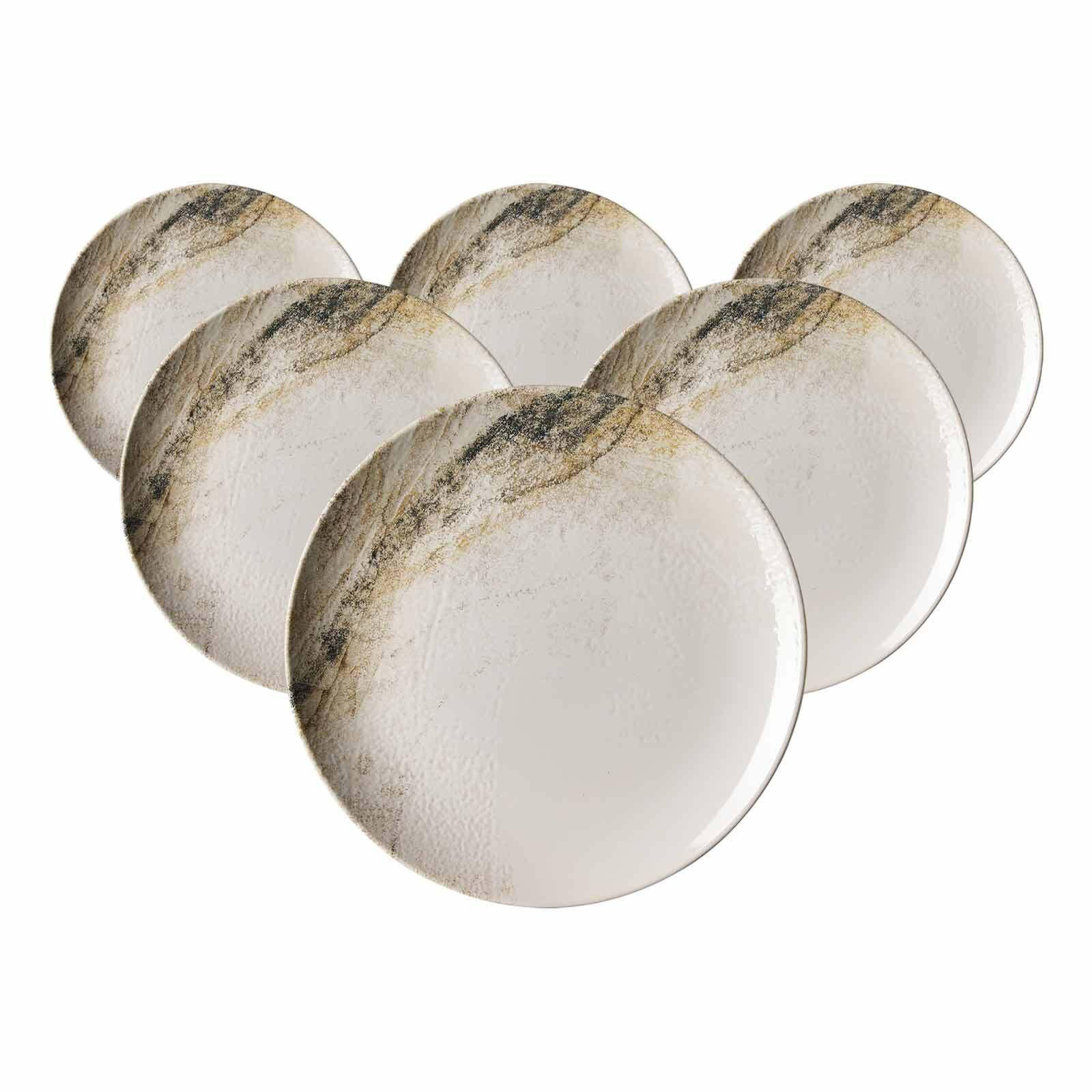 SPEISETELLER Arezzo braun ø 26 cm 6er Set - Braun, Keramik (26cm) - Ritzenhoff Breker