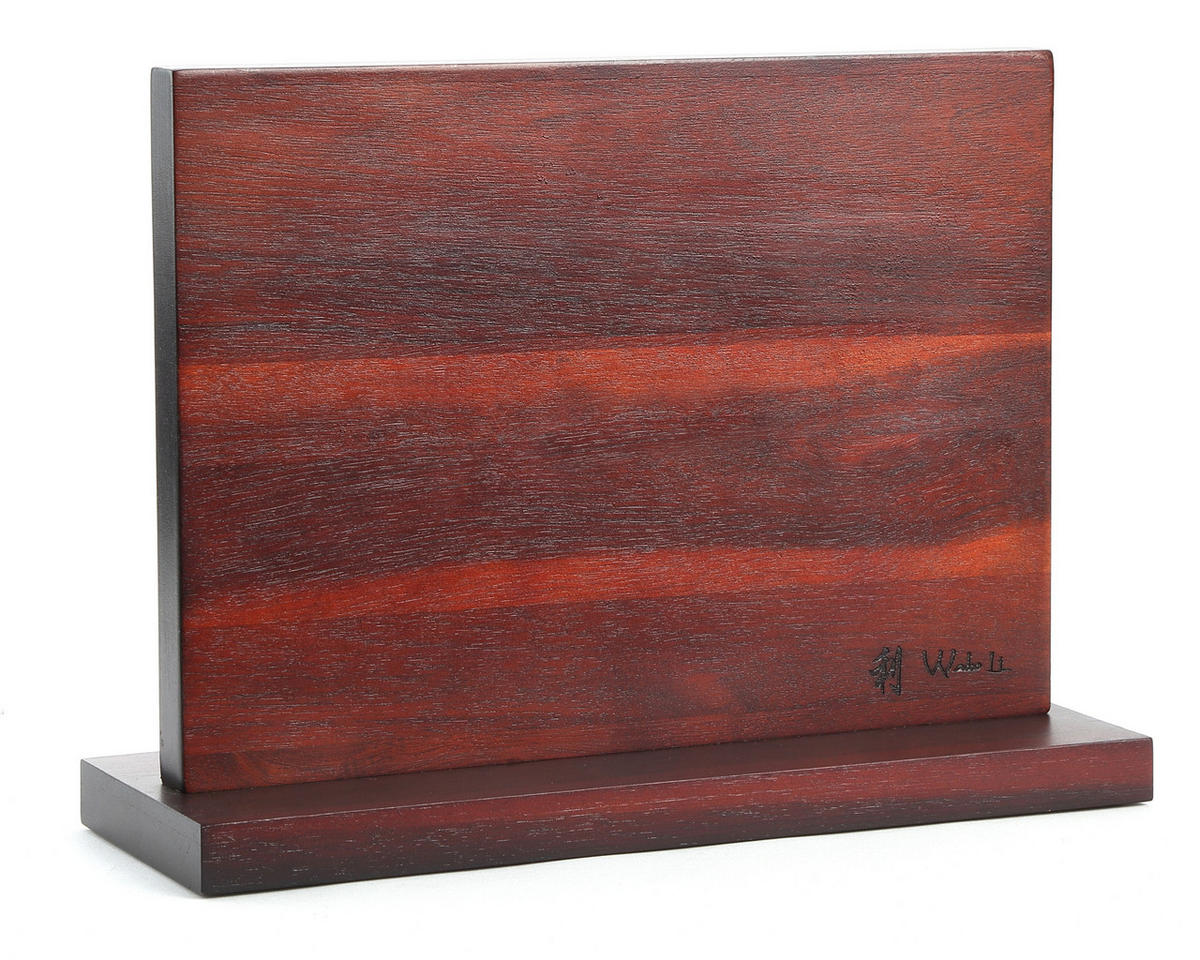 MESSER-SET 6-TEILIG 9–20 cm - Dunkelrot, Holz/Metall (1/1/1cm) - Wakoli