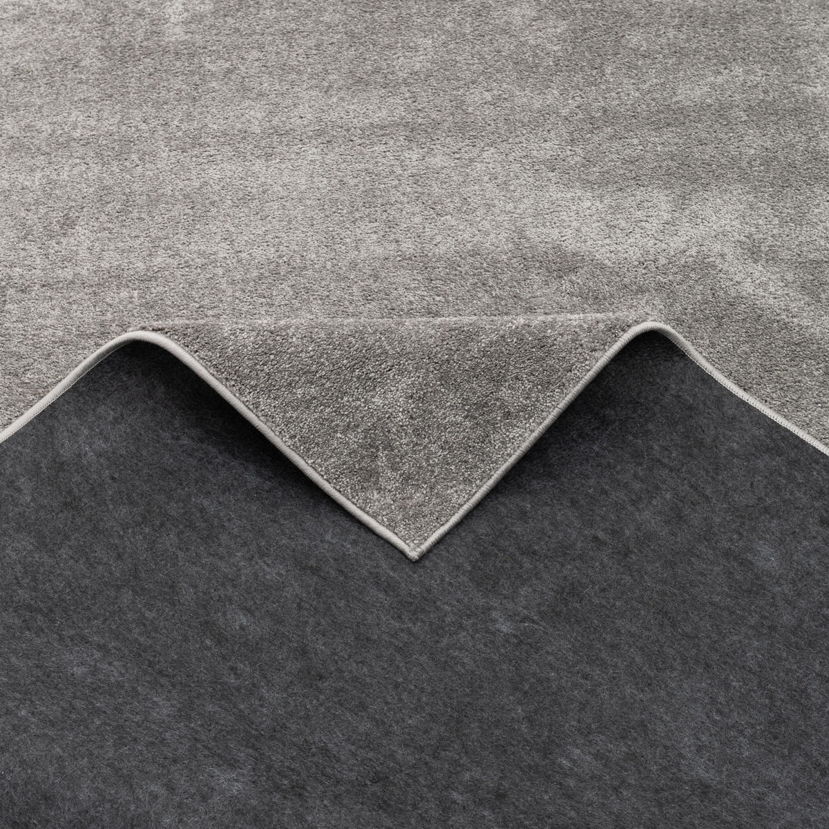 LUXUS SOFT-VELOURS TEPPICH VERONA - Anthrazit, Textil (120/170cm) - Pergamon