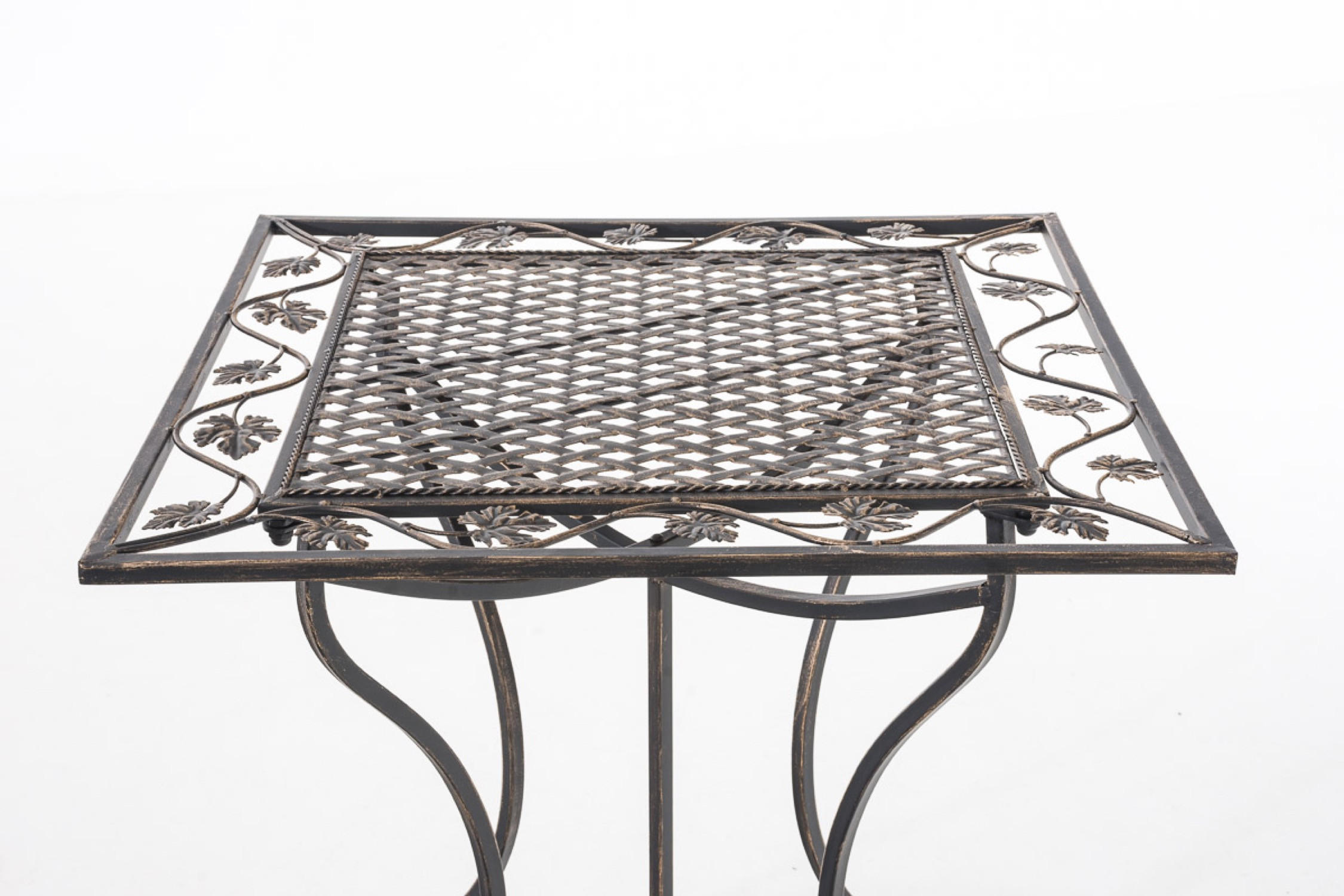GARTENTISCH Asiri bronze - Braun, Metall (72/60/60cm) - TPFGarden