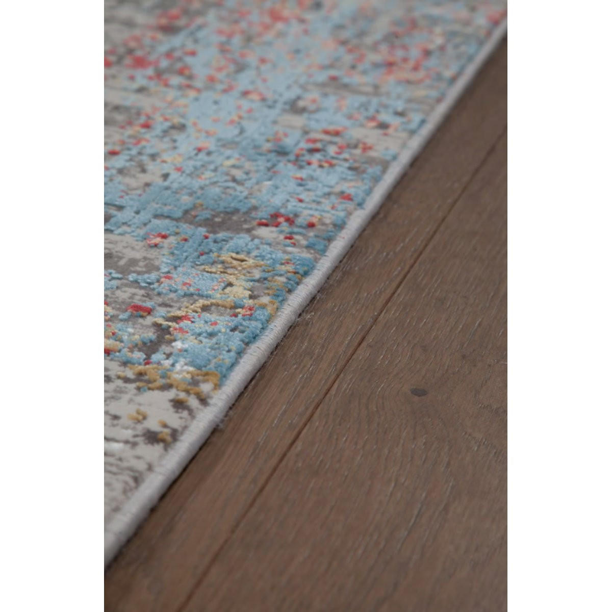 TEPPICH modern Wohn-/Schlafzimmer Viskose BRODERIE Blau 300x400 cm - Blau, Textil (300/400cm) - Novatrend