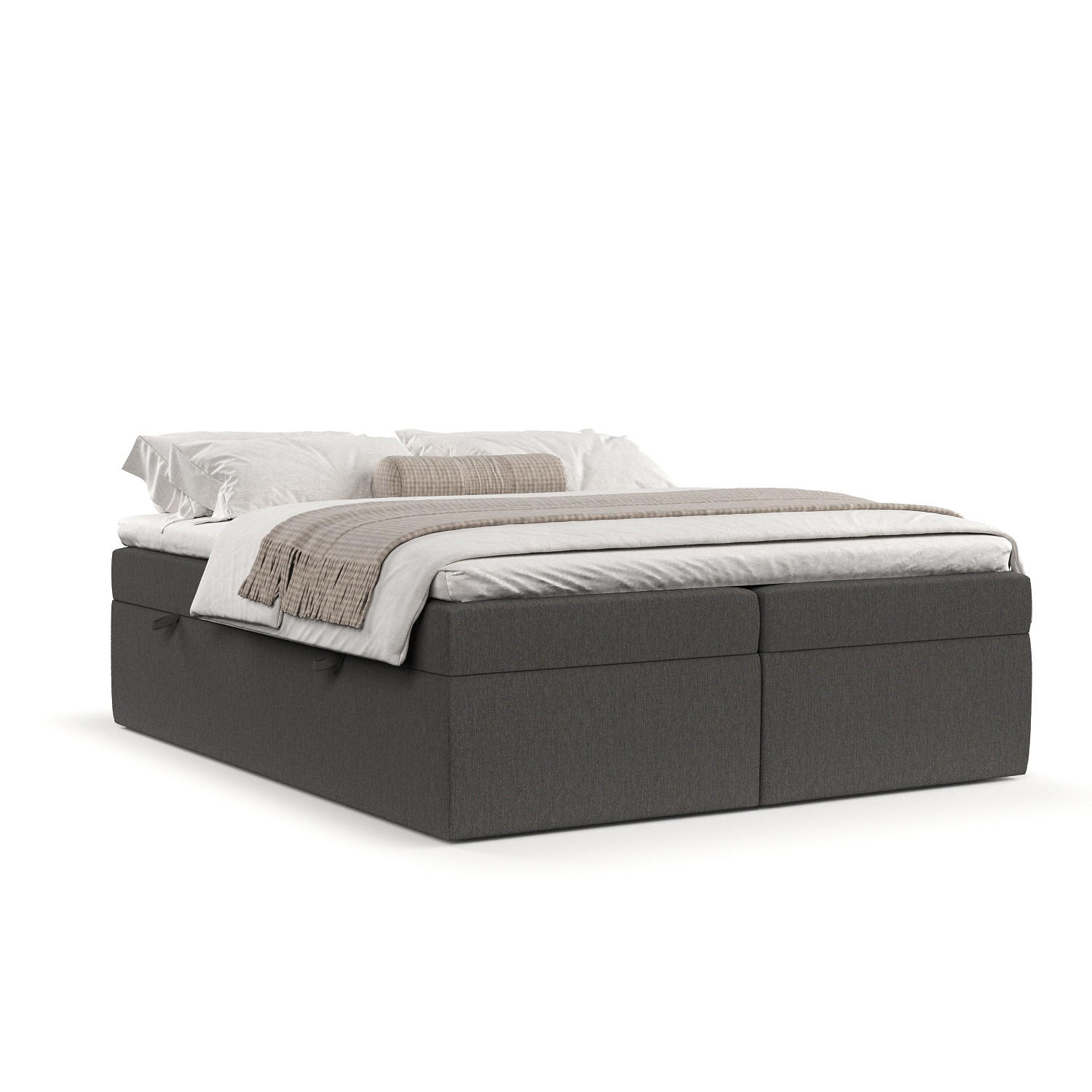 Maison de Reve Boxbett Anthrazit 200x200 cm