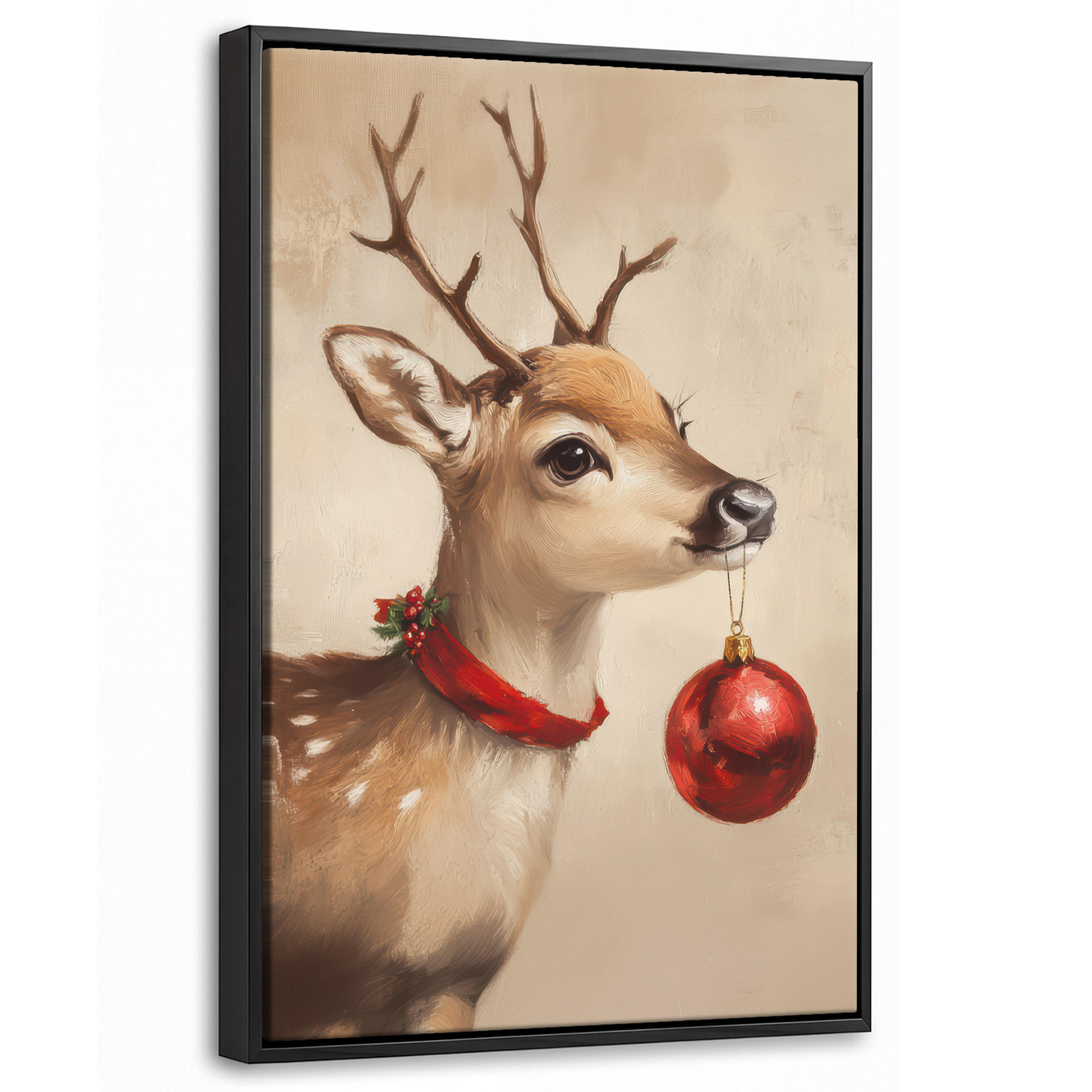 MuchoWow Leinwand Hellbraun 20x30 cm
