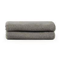 HANDTUCH 2er-Set, 2x Handtuch 50/100 cm, Grau - Grau, Textil (50/100cm) - Blumtal